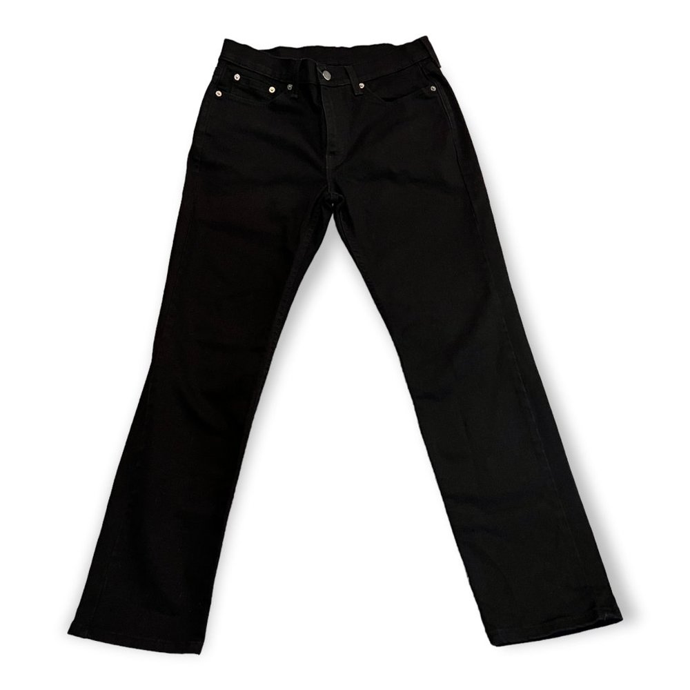 Levi's Mens Black Straight Leg 514 Denim Jeans SZ 30x30 Classic Basic Stretch